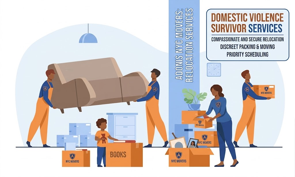 Adonis NYC Movers - free moving services for domestic violence survivors in NYC