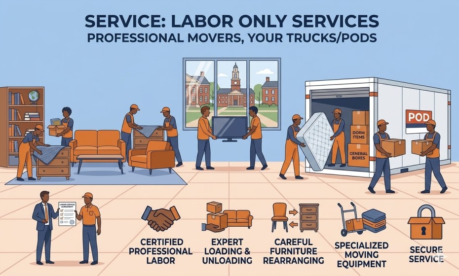 Labor only movers NYC - Adonis NYC Movers loading and unloading help
